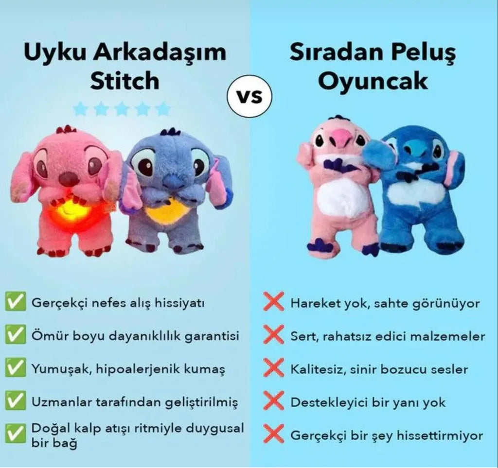 Uyku Arkadaşınız Mavi stich